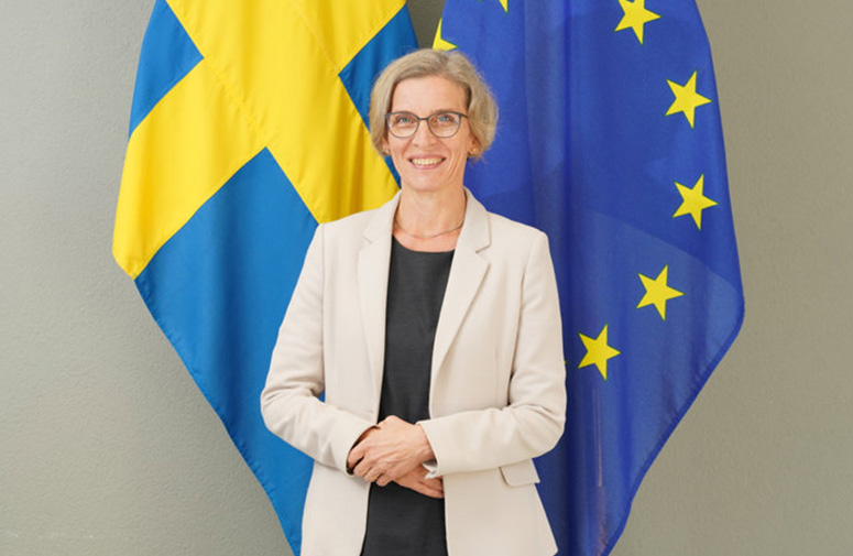 We welcomed the Swedish Deputy Chief of Mission Ingrid Ask.  We had originally only anticipated learning about Sweden’s successful governance and social support services. 